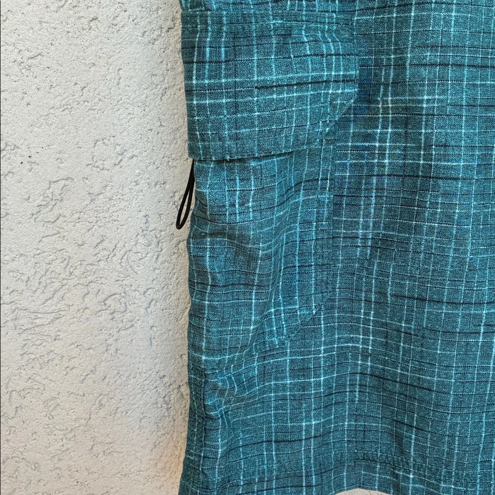 Nike 6.0  green black plaid  Swim or quick dry shorts for water sports